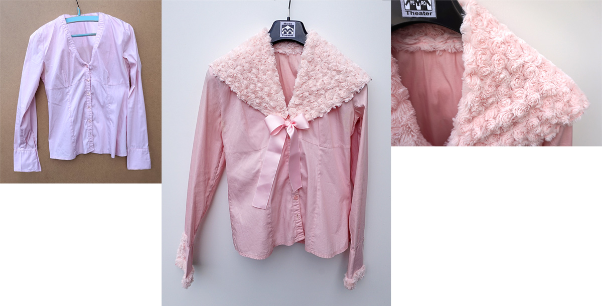 Upcycling_Rosenbluse