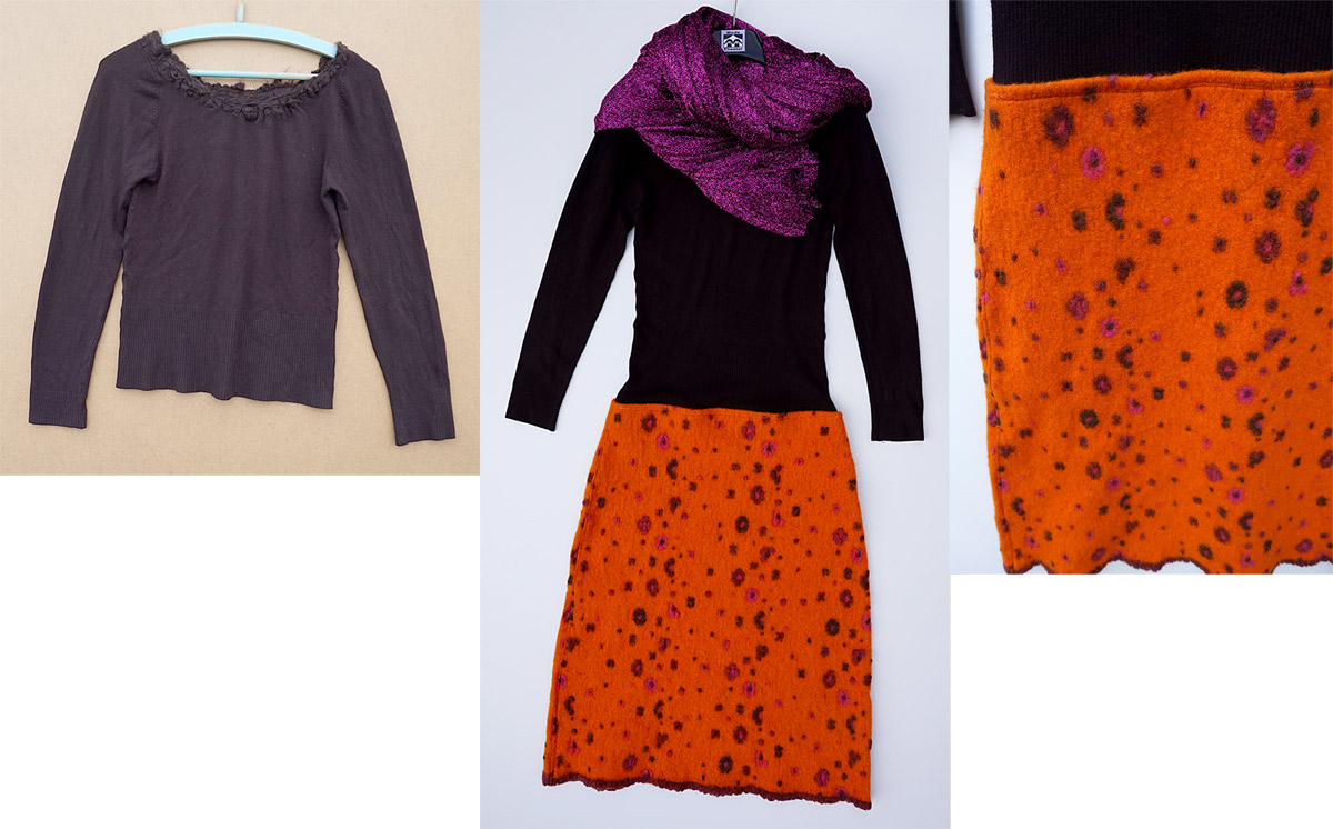 Upcycling_Kleid_Wollstoff